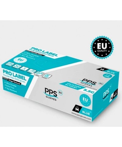 Еднократни ръкавици от нитрил PPS NITRILE BLUE PF 5.5G